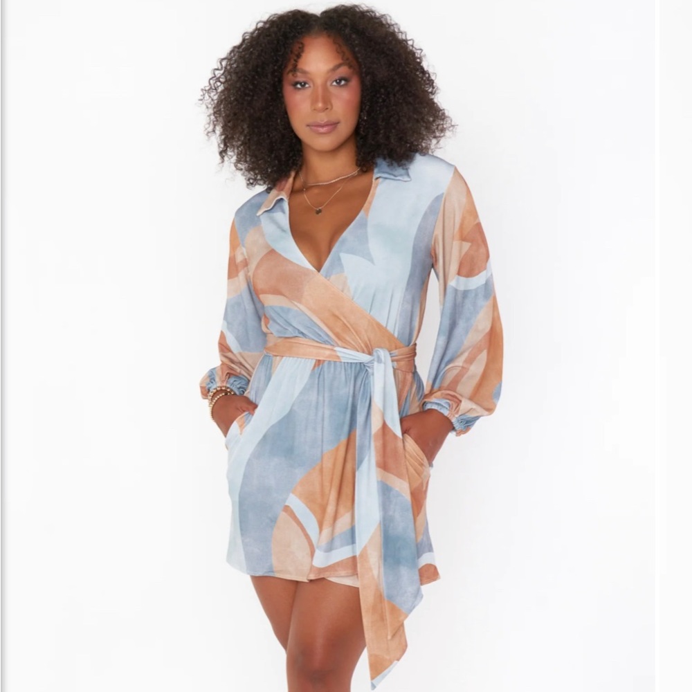 Show ME YOUR MUMU Patsy mini wrap dress size Small